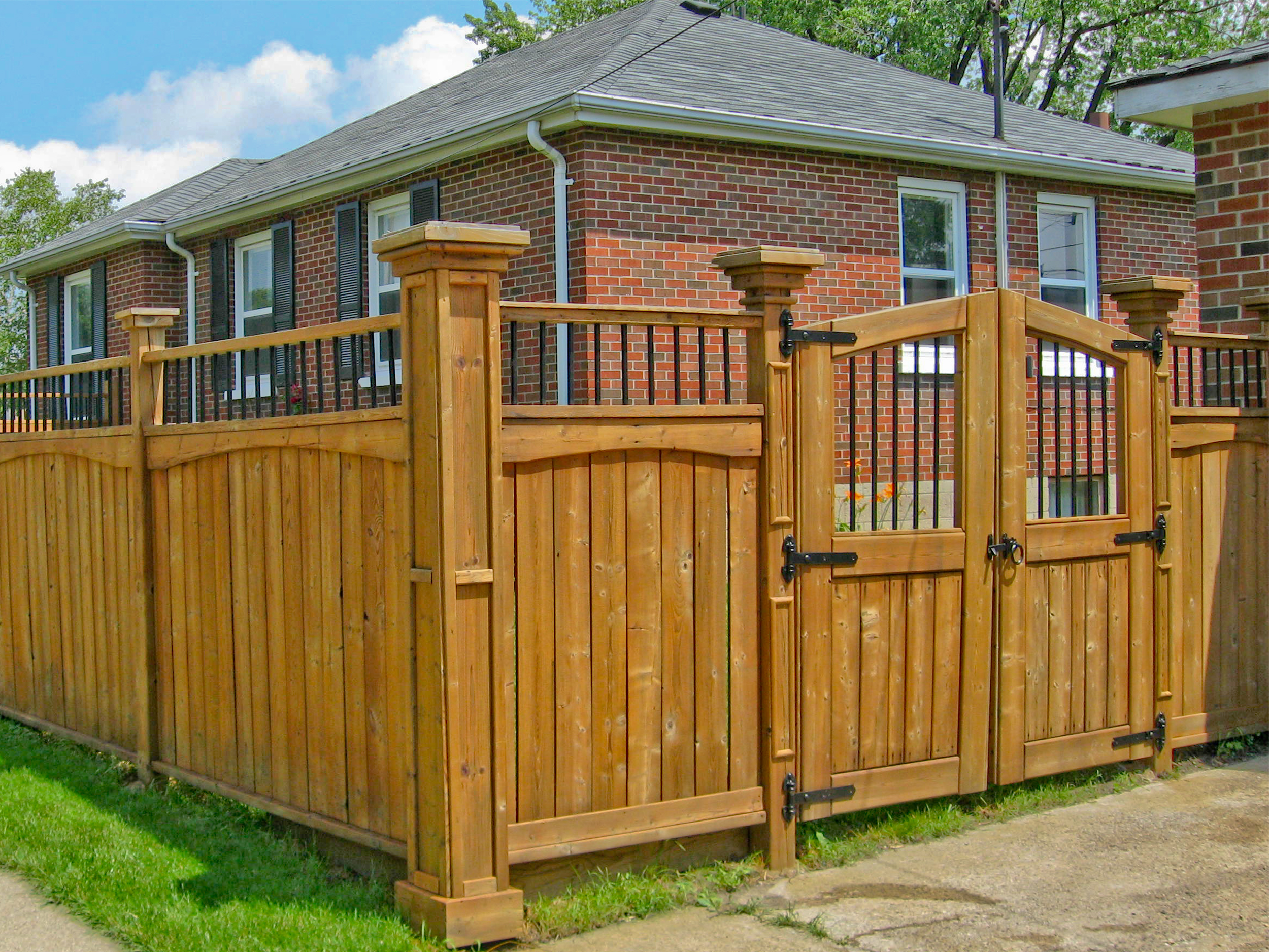 wood fence