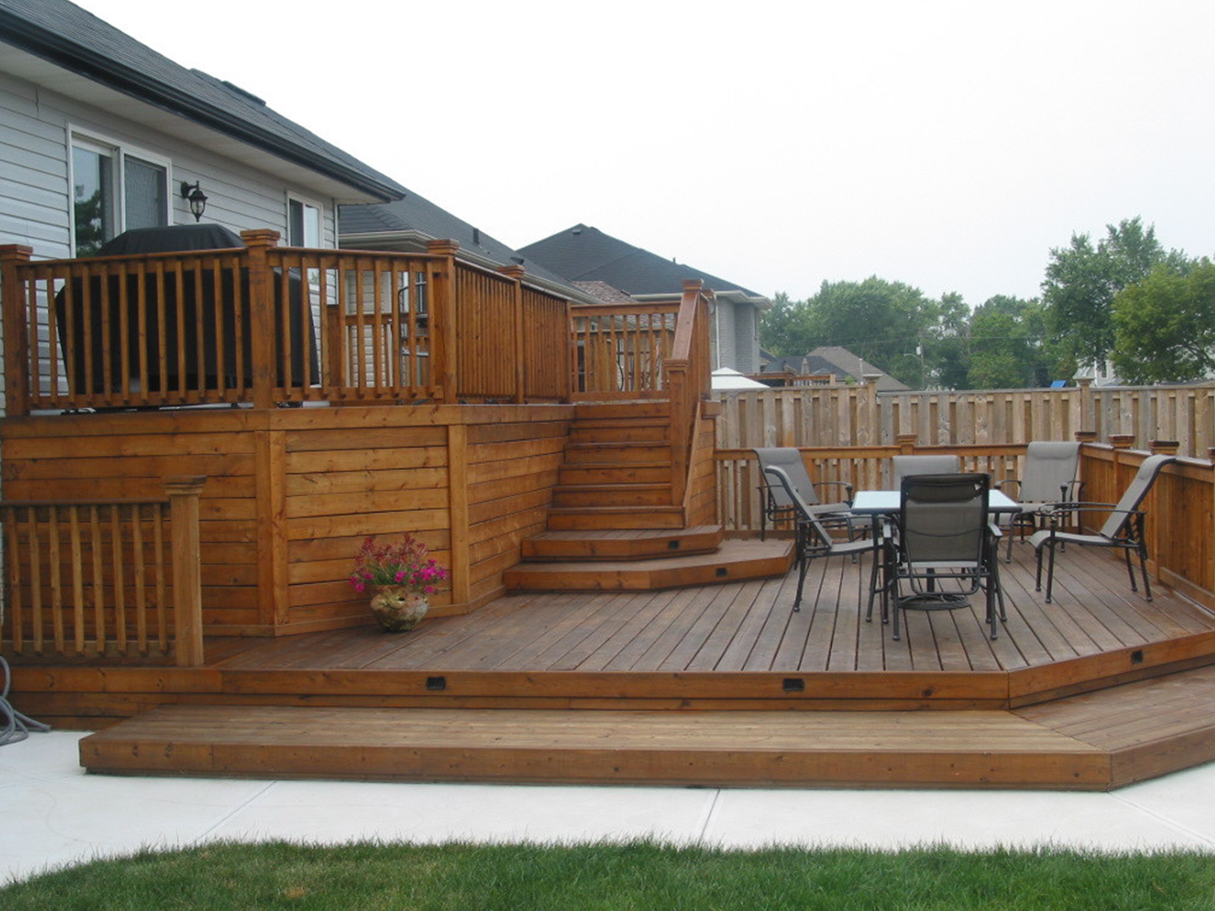 wood deck