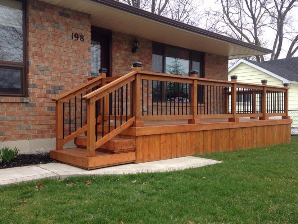 wood porch