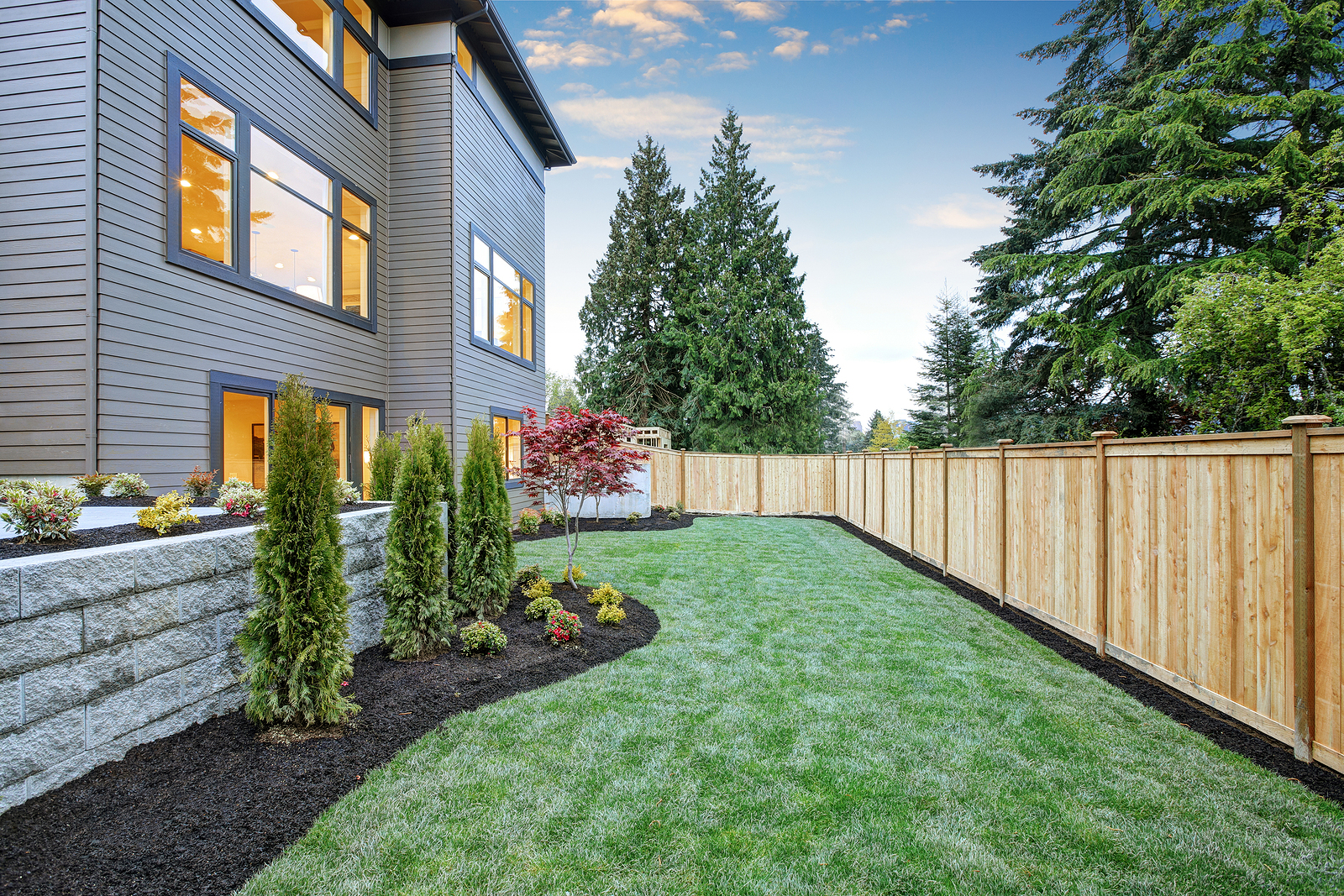 wood fence